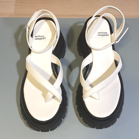 Jeffrey Campbell Argent Ankle Strap Sandal - Picture 3 of 4